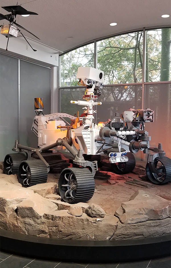 Model of Mars 2020 Perseverance Rover